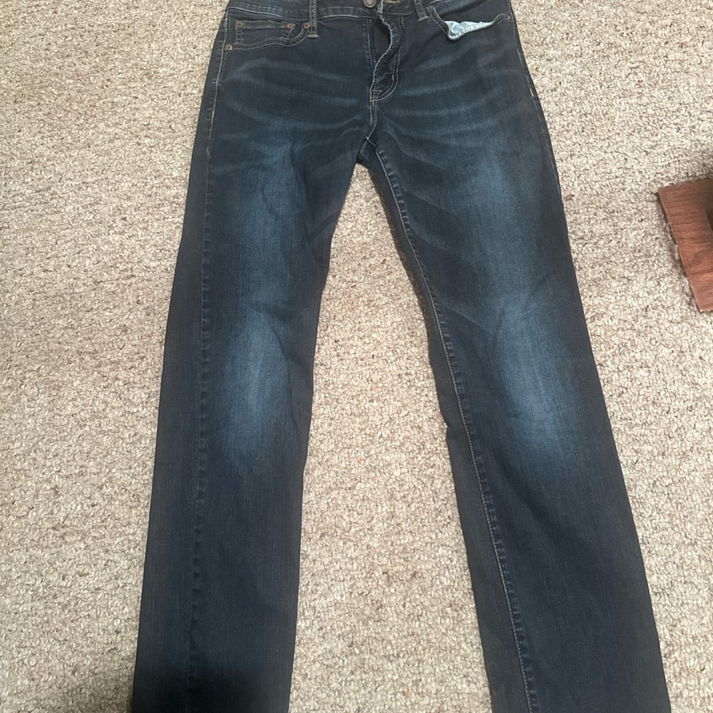 American Eagle Outfitters Men's Deep Indigo Jeans